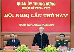 Tổng Bí thư Nguyễn Phú Trọng: Chú trọng xây dựng Quân đội vững mạnh về chính trị, hoàn thành thắng lợi mọi nhiệm vụ được giao